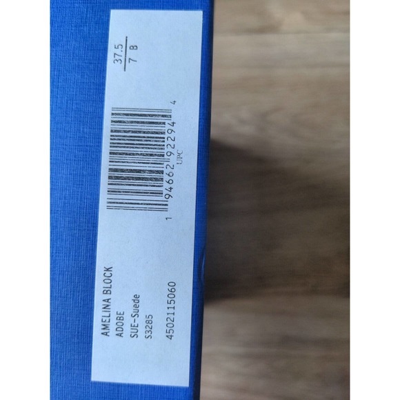 Stuart Weitzman Amelina Nearlynude Suede Heel Sandals Adobe Nude - Picture 16 of 16